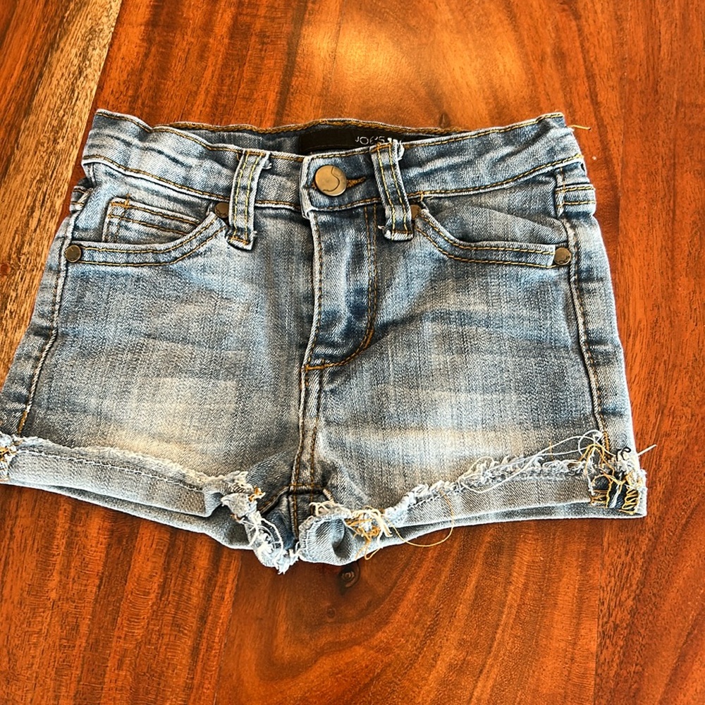 Joe’s Jeans cutoff denim jean short.